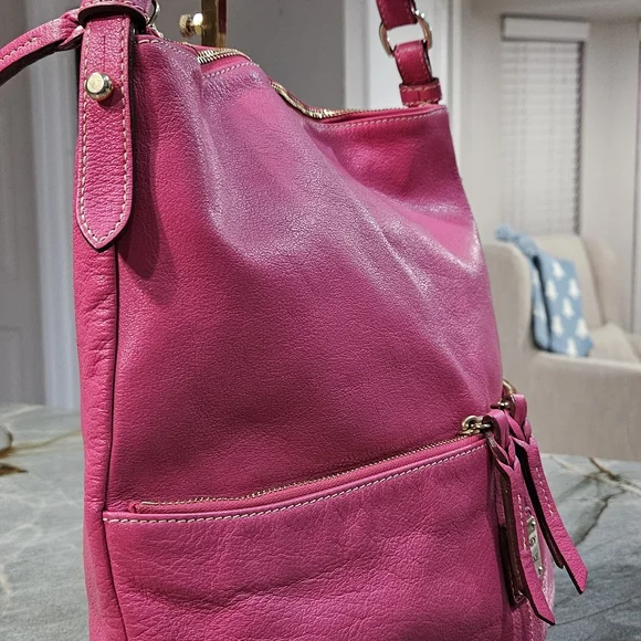 Dooney & Bourke Vibrant Pink Shoulder Bag - Picture 13 of 14